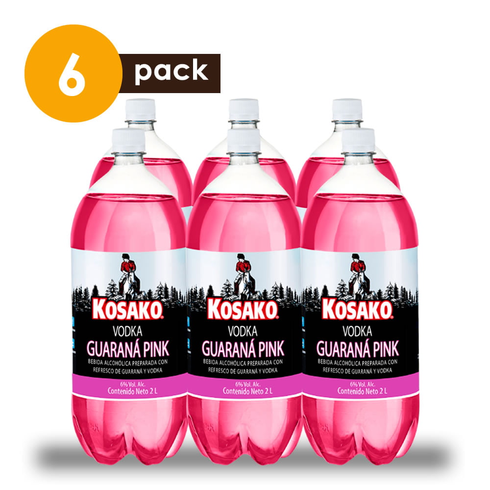 Kosako Guaraná Pink 6 Pack