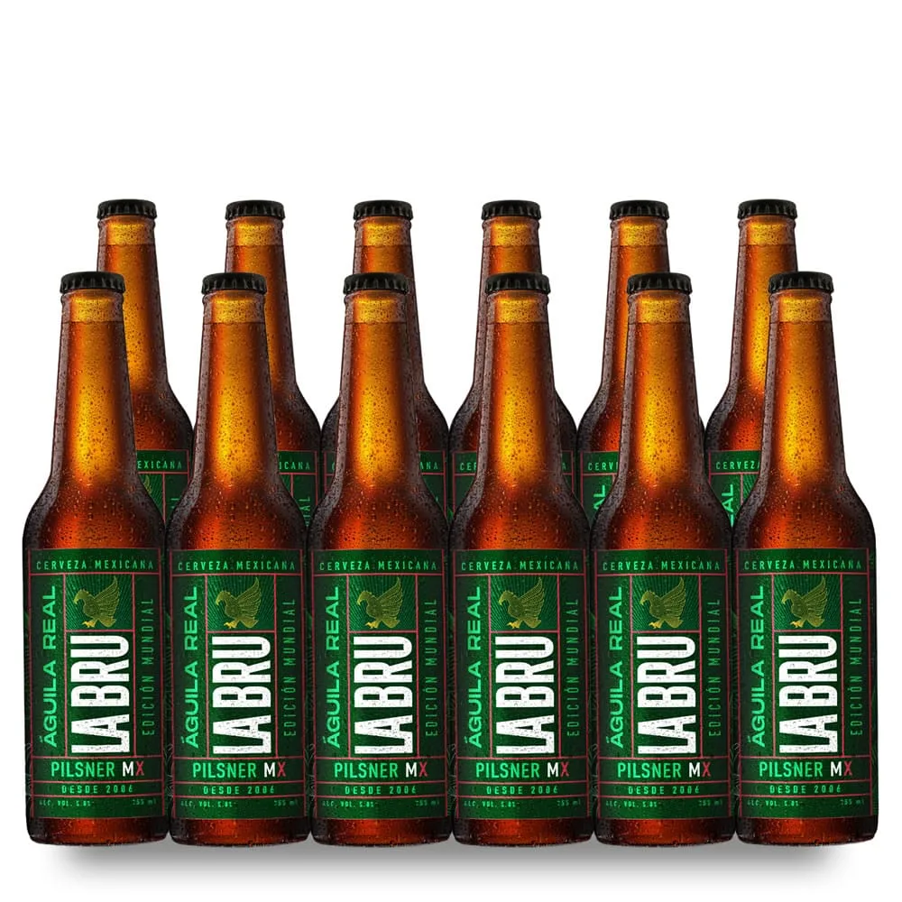 Inicio 2025 9 Cerveza La Bru Águila Real 12 Pack