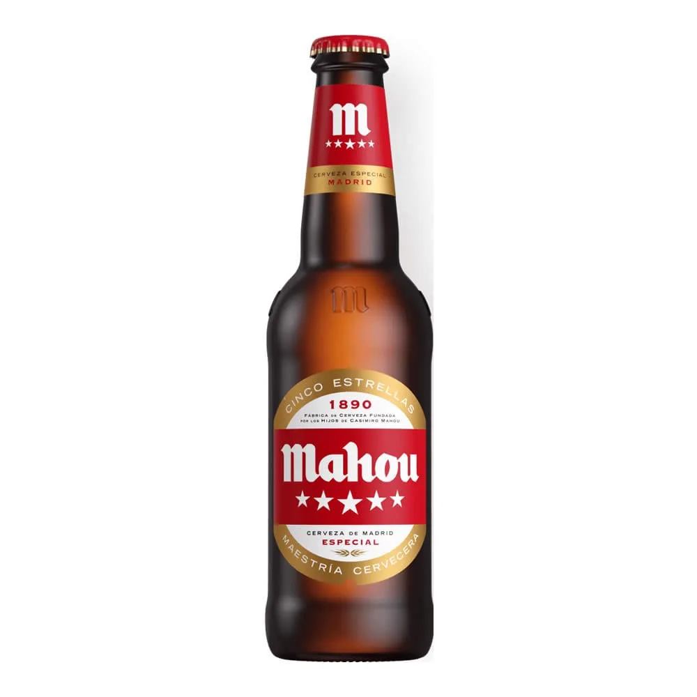 Cerveza Mahou Cinco Estrellas